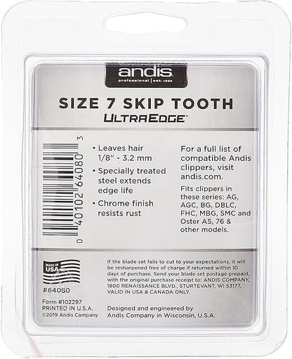 Andis UltraEdge Detachable Blade -7/3.2mm- (SKIP TOOTH)