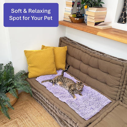 Multipurpose Pet Absorbent Towel & Blanket-90*45cm-Lavender