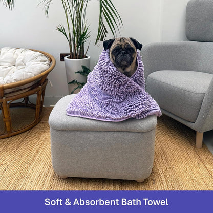 Multipurpose Pet Absorbent Towel & Blanket-90*45cm-Lavender