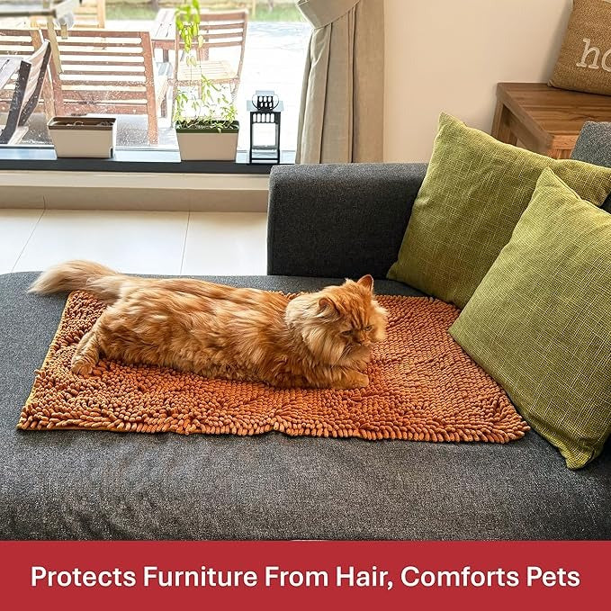 Multipurpose Pet Absorbent Towel & Blanket-90*45cm-brown