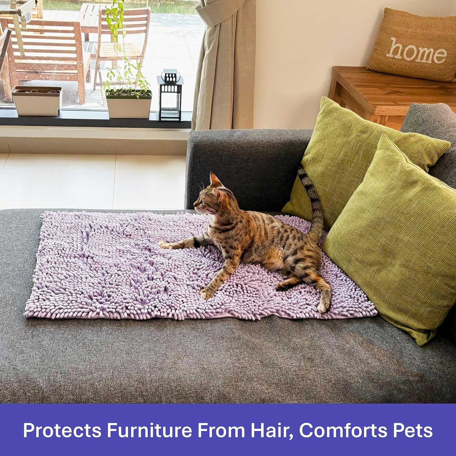 Multipurpose Pet Absorbent Towel & Blanket-90*45cm-Lavender