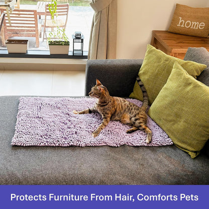 Multipurpose Pet Absorbent Towel & Blanket-90*45cm-Lavender