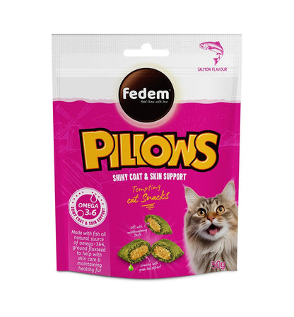 Fedem Pillows Cat Treats ? Salmon Flavour 50g