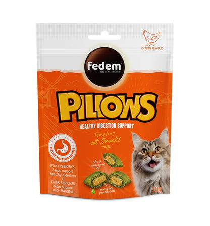 Fedem Pillows Cat Treats ? Chicken Flavour 50g