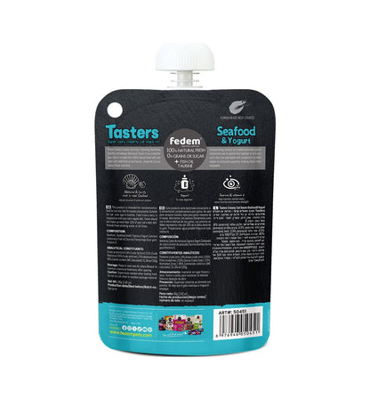 Fedem Tasters Creamy Cat Snack ? Seafood &amp; Yogurt 80g