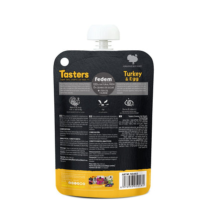 Fedem Tasters Creamy Cat Snack ? Turkey &amp; Egg 80g