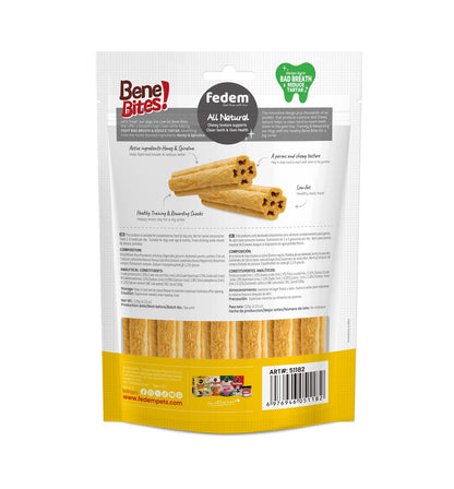 Fedem Bene Bites for Dogs ? Healthy Snacks for Fresh Breath & Tartar Control 120g