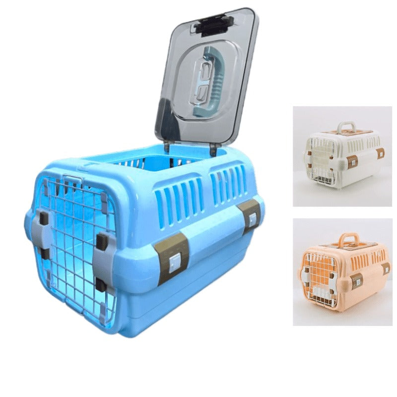 Woofy Pet Carrier With Top Door - 49X32X30 Cm (Mixed Colors )