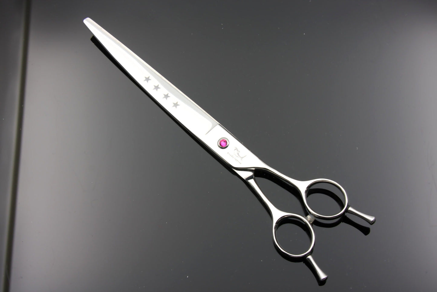 Shark Teeth Curved Scissor 4 Star Series 7.5"