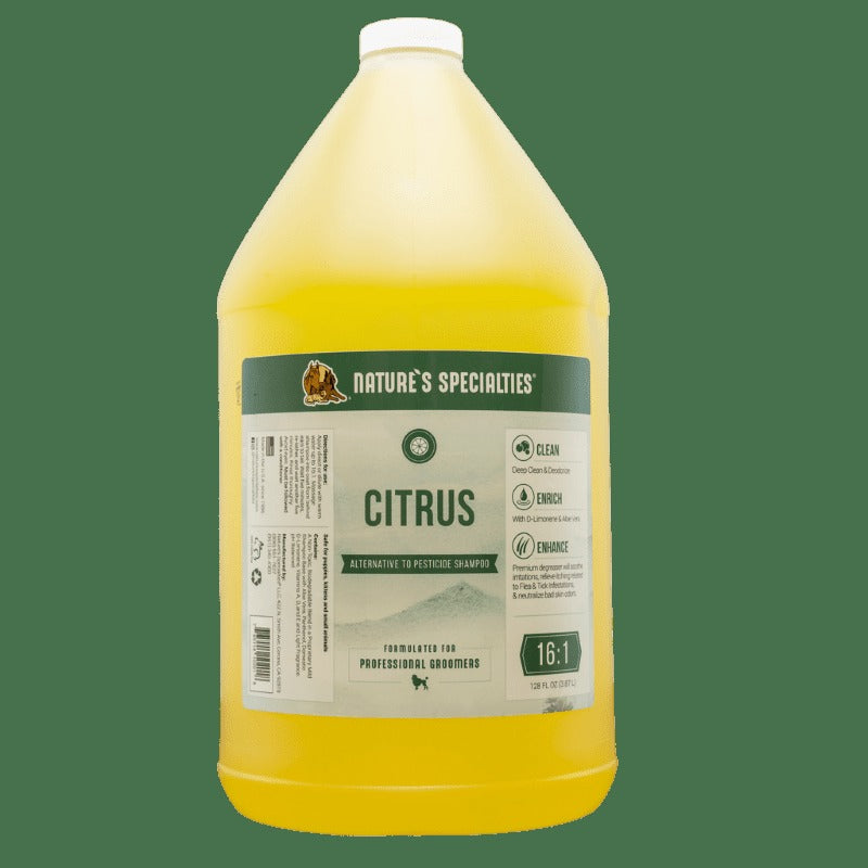 Natures Specialties Citrus Shampoo Concentrate 3.87 Litre / Gallon ( Flea & Tick)