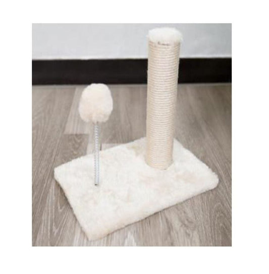 Haisen Pet Cat Scratching Post Combines With Cat Toy - Size- 26*18*25 Cm