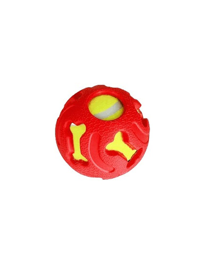Miss Bear Colorful Rubber Tyre Dog Chew Toy - 3.5 inches ( Small Dogs)
