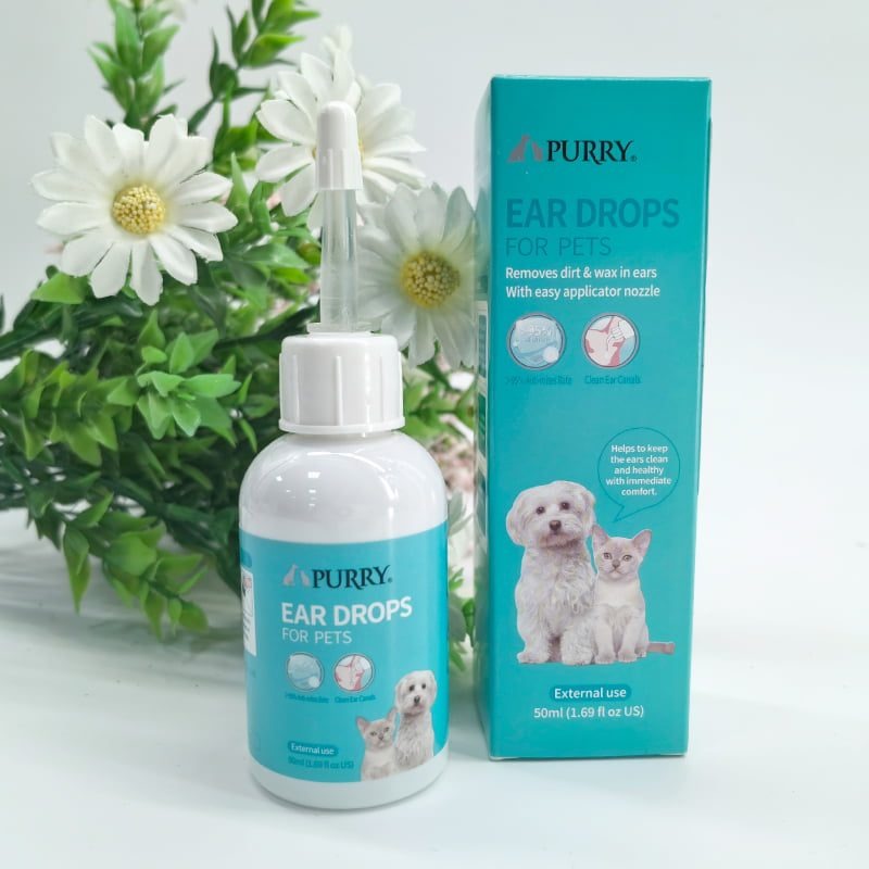 Purry Ear Drops  for dogs &amp; cats-50ml