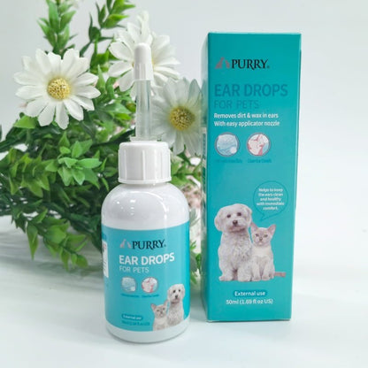 Purry Ear Drops  for dogs &amp; cats-50ml