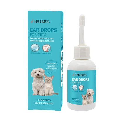 Purry Ear Drops  for dogs &amp; cats-50ml