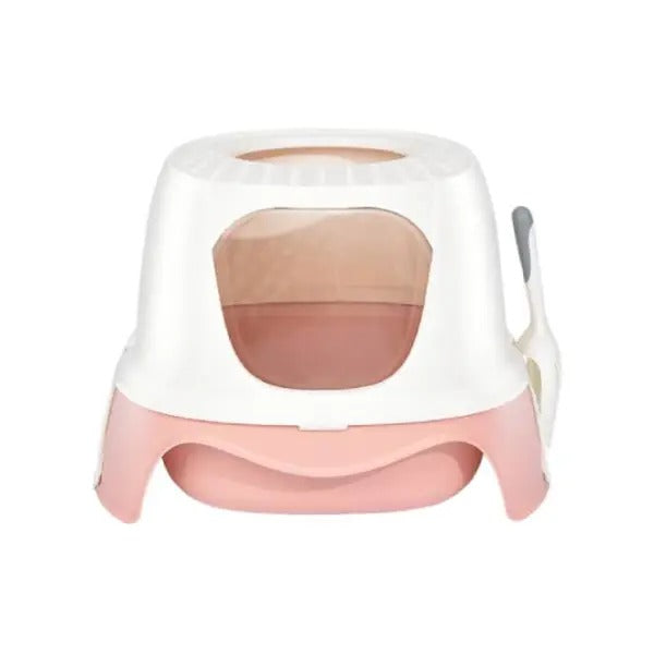 Pakeway Ark Series Rocket Cat Litter Box-55.8x51x39cm (Mixed Colors)