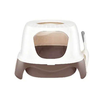 Pakeway Ark Series Rocket Cat Litter Box-55.8x51x39cm (Mixed Colors)