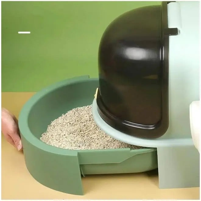 Pakeway Star Tunnel Cat Litter Box-53x60x43 Cm (Mixed Colors)