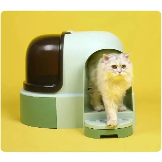 Pakeway Star Tunnel Cat Litter Box-53x60x43 Cm (Mixed Colors)