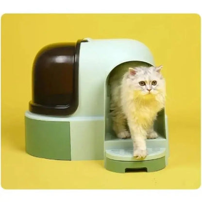 Pakeway Star Tunnel Cat Litter Box-53x60x43 Cm (Mixed Colors)