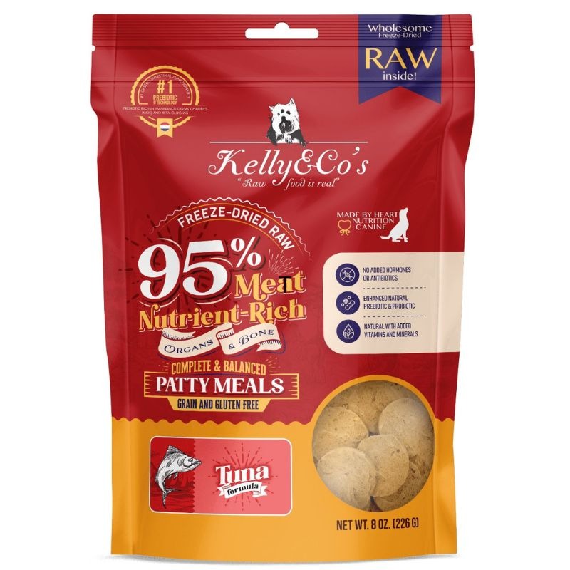 KELLY &amp; CO'S Freeze Dried Patty Meals Tuna For Dog-226g