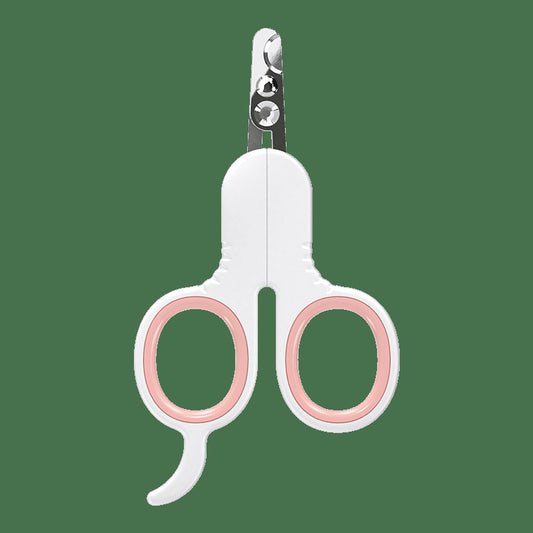 Pakeway Pet Nail Clipper-Q double edge style-L 12.7 x W7.3 x T 0.7 cm-Pink