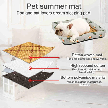 Coco Kindi Self-Cooling Pet Mat for Dogs &amp; Cats-Green