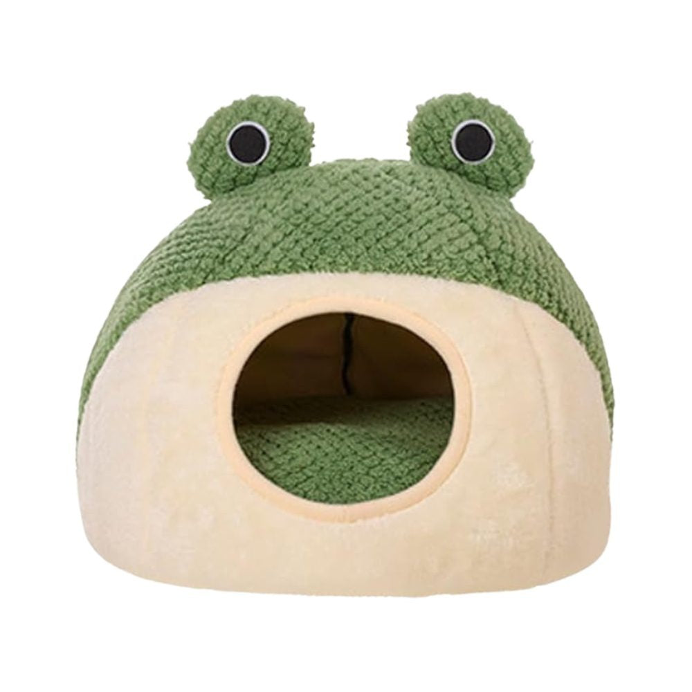 Coco Kindi Frog Cat Bed with Removable Cushion – Green-41*41*38cm