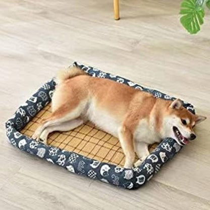 Coco Kindi Self-Cooling Pet Mat for Dogs &amp; Cats-Blue
