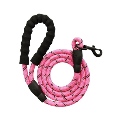 Cozy Paws Nylon Reflective Dog Leash ? Pink, XL(150cm)