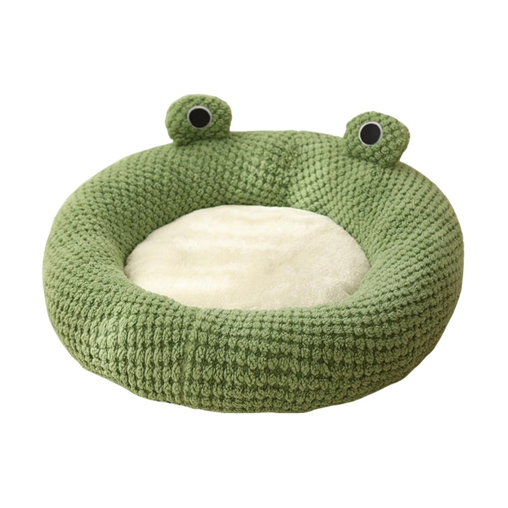 Coco Kindi Washable Soft Plush Pet Bed (L)-green