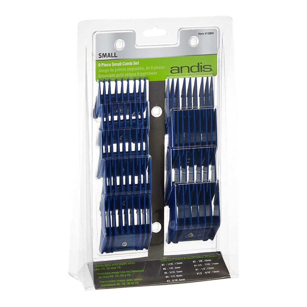 Andis 9-Piece Small Attachment Comb Set