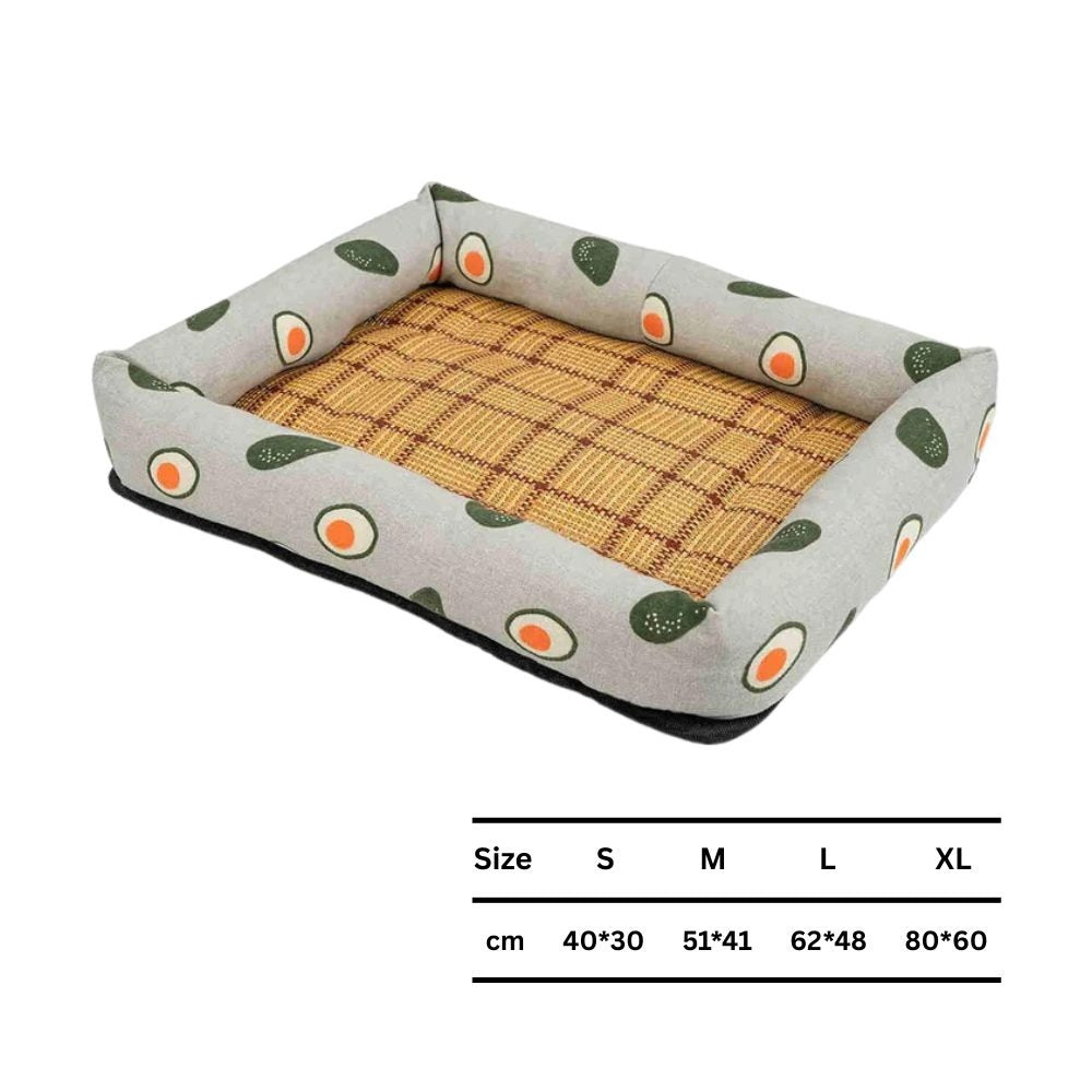 Coco Kindi Self-Cooling Pet Mat for Dogs &amp; Cats-Green
