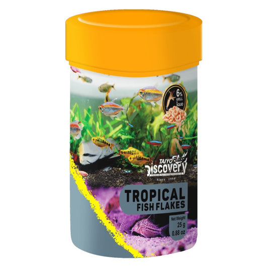 Taiyo Pluss Discovery Tropical Flakes- 25Gm(100ml)