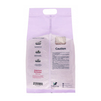 Pets Club Soya Bean Clumping Cat Litter-Lavender-7L (2.5 Kg)