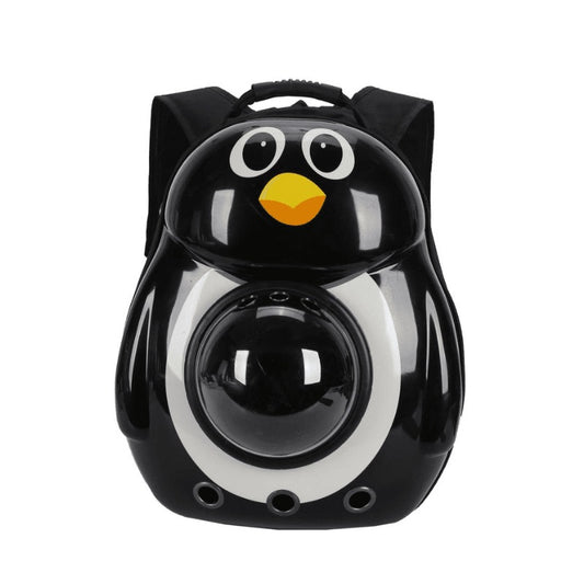 Cozy Paws Penguin Transparent Capsule Pet Travel Backpack – 42 Cm X 32 Cm X 29 Cm
