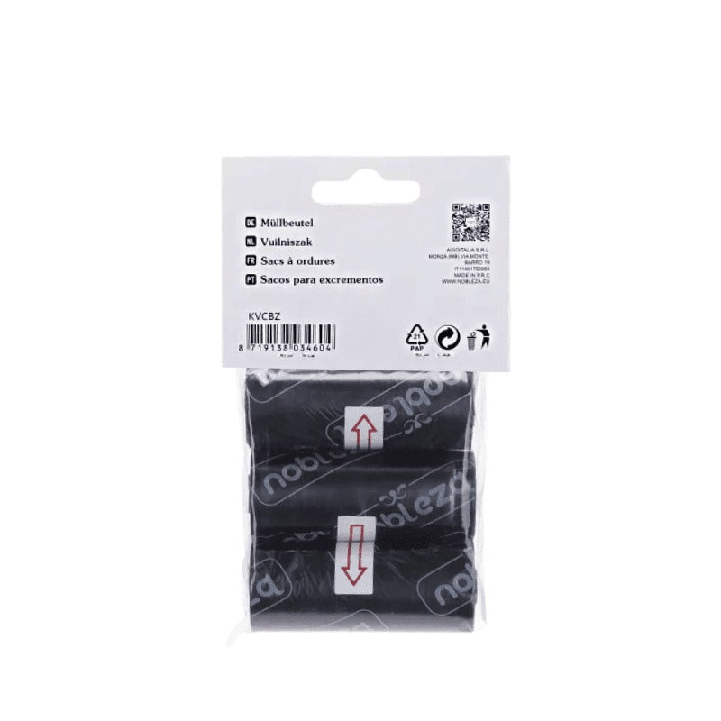 Nobleza Waste Bags 3 Rolls (15Pcs/Roll ) W23*L32Cm