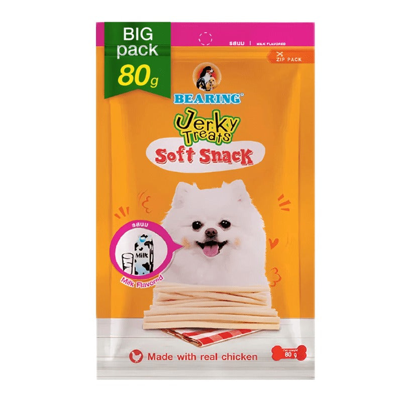 Bearing Jerky Treats Sticks Milk Flavor-80 Gm
