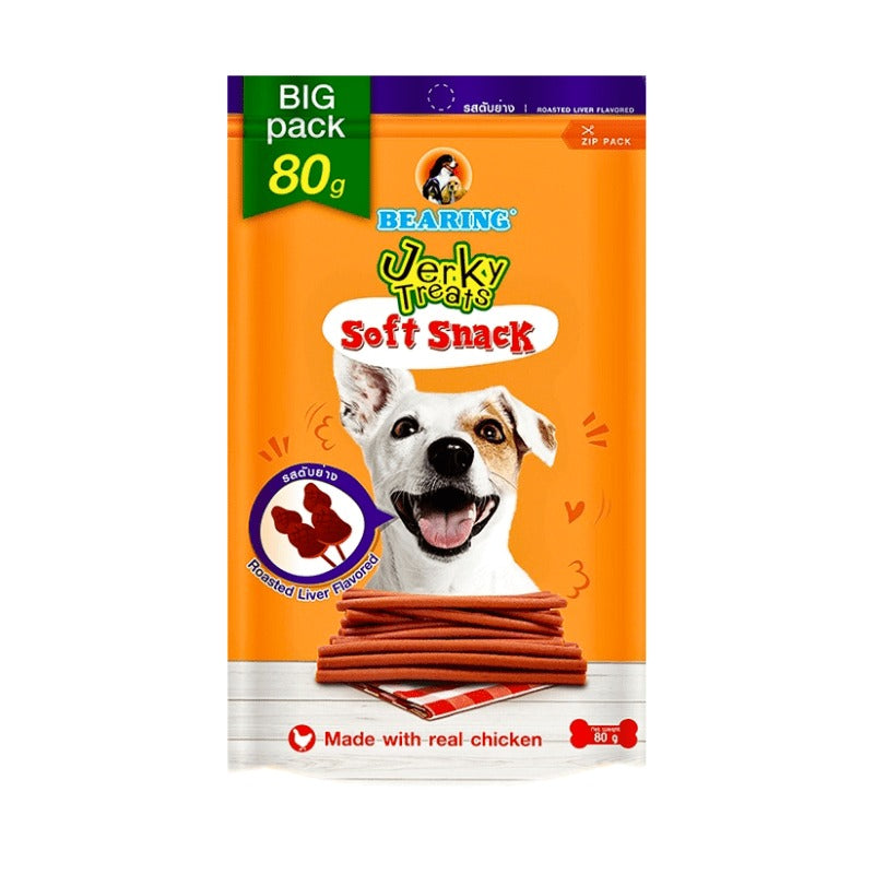 Bearing Jerky Treats Sticks Roasted Liver Flavor-80 Gm