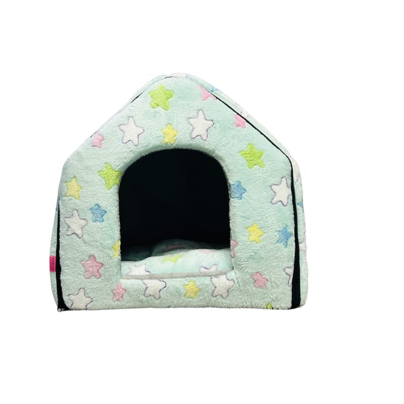 Coco Kindi Navy Star Washable Fur House With Zip L
