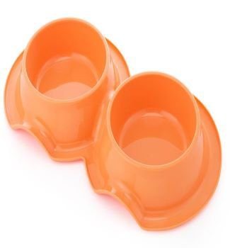 Pets Club Plastic Double Bowl Anti-Ant Without Bowl, 98 ml, Size 38*21*5.5 Cm – O