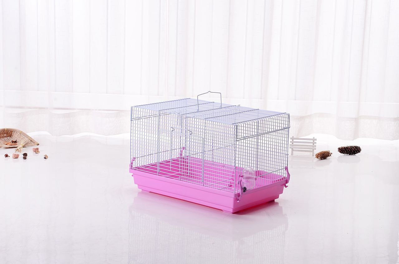 Pets Club Hamster Cage With Water Bottle & Food Feeder-47X30X30Cm