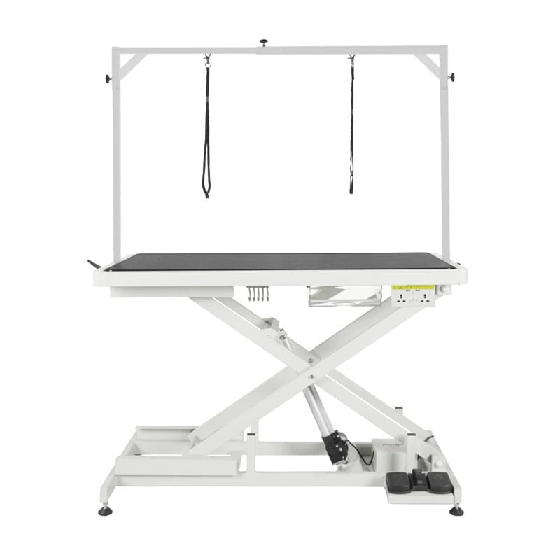 Shernbao Super Low-Low Electric Pet Grooming Table Plus Version With Electrical Outlet (Ft-808P) Size : 127.5 X 65 Cm X 28.8-101.8 Cm (H)
