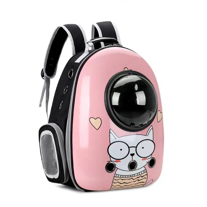Cozy Paws Mr.Kitty Transparent Capsule Pet Travel Backpack – 42 Cm X 32 Cm X 29 Cm