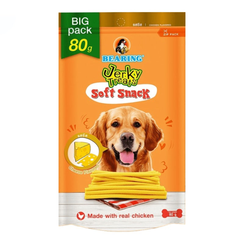 Bearing Jerky Treats Sticks Cheese Flavor 80 Gm