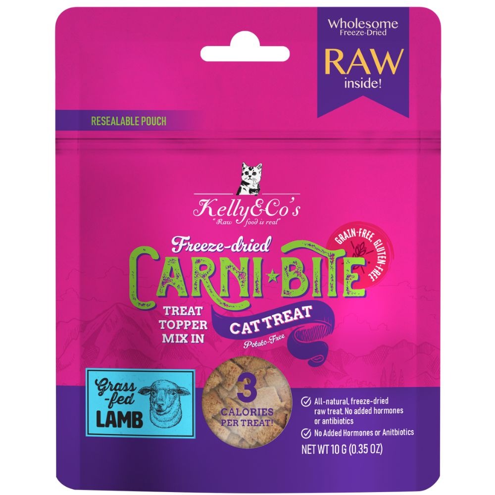 KELLY &amp; CO'S Freeze Dried Carni Bite Topper Mix In Lamb For Cat Treat - 10g