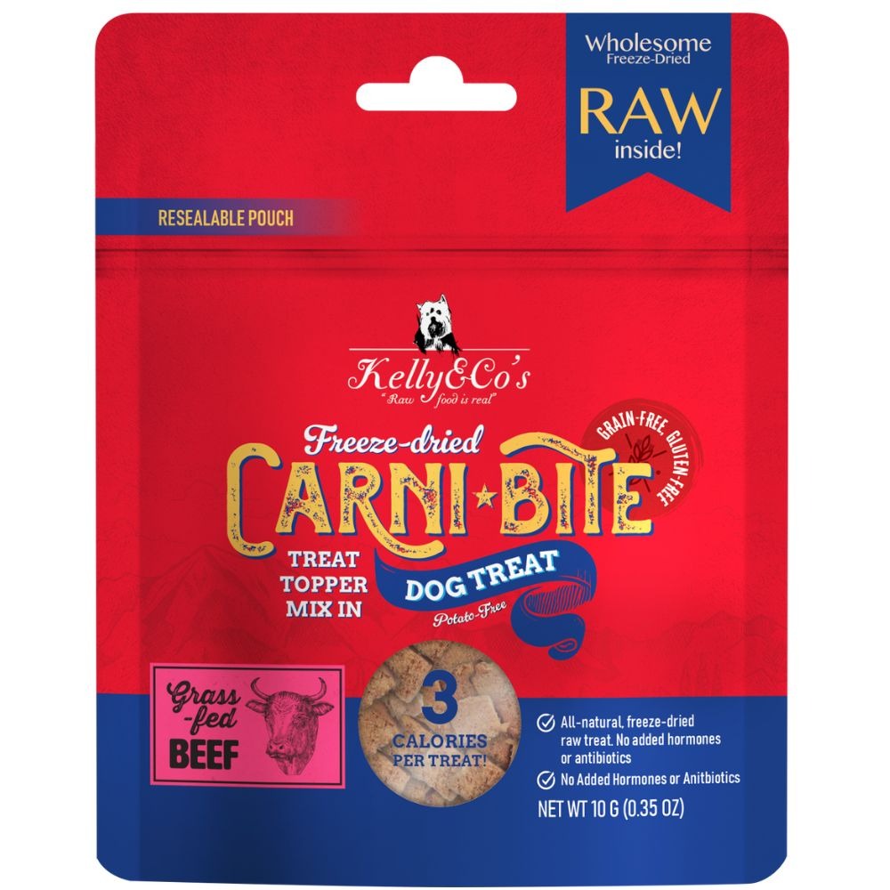 KELLY &amp; CO'S Freeze Dried Carni Bite Topper Mix In Beef For Dog Treat - 10g