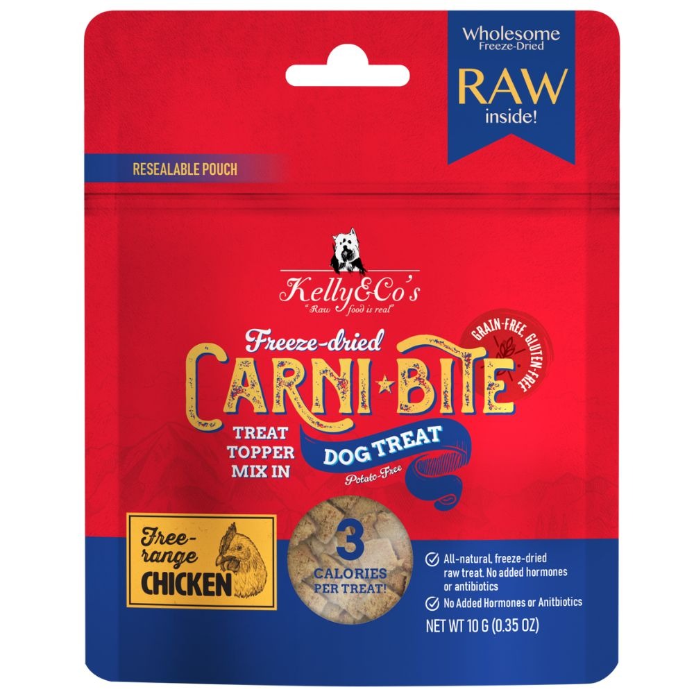 KELLY &amp; CO'S Freeze Dried Carni Bite Topper Mix In Chicken For Dog Treat - 10g