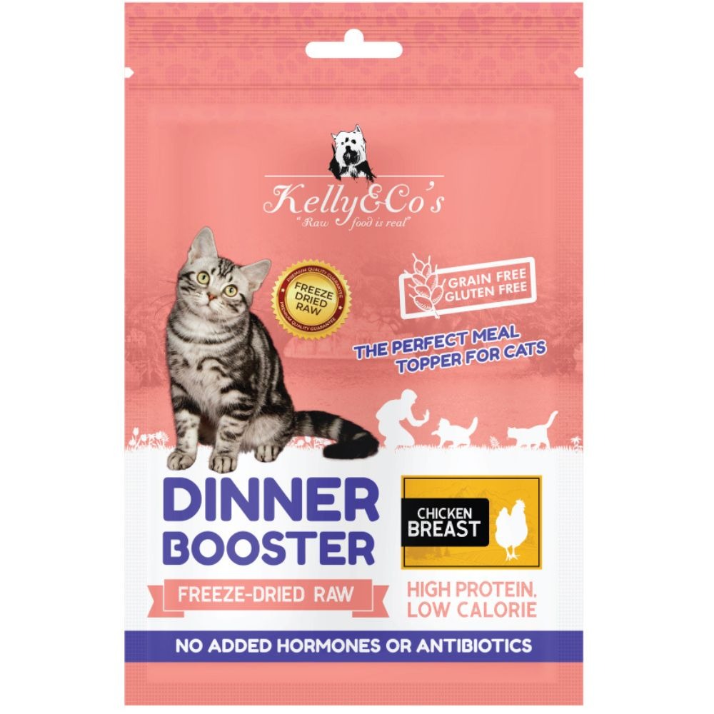 KELLY &amp; CO'S Freeze Dried Dinner Booster For Cat Chicken Topper -50g