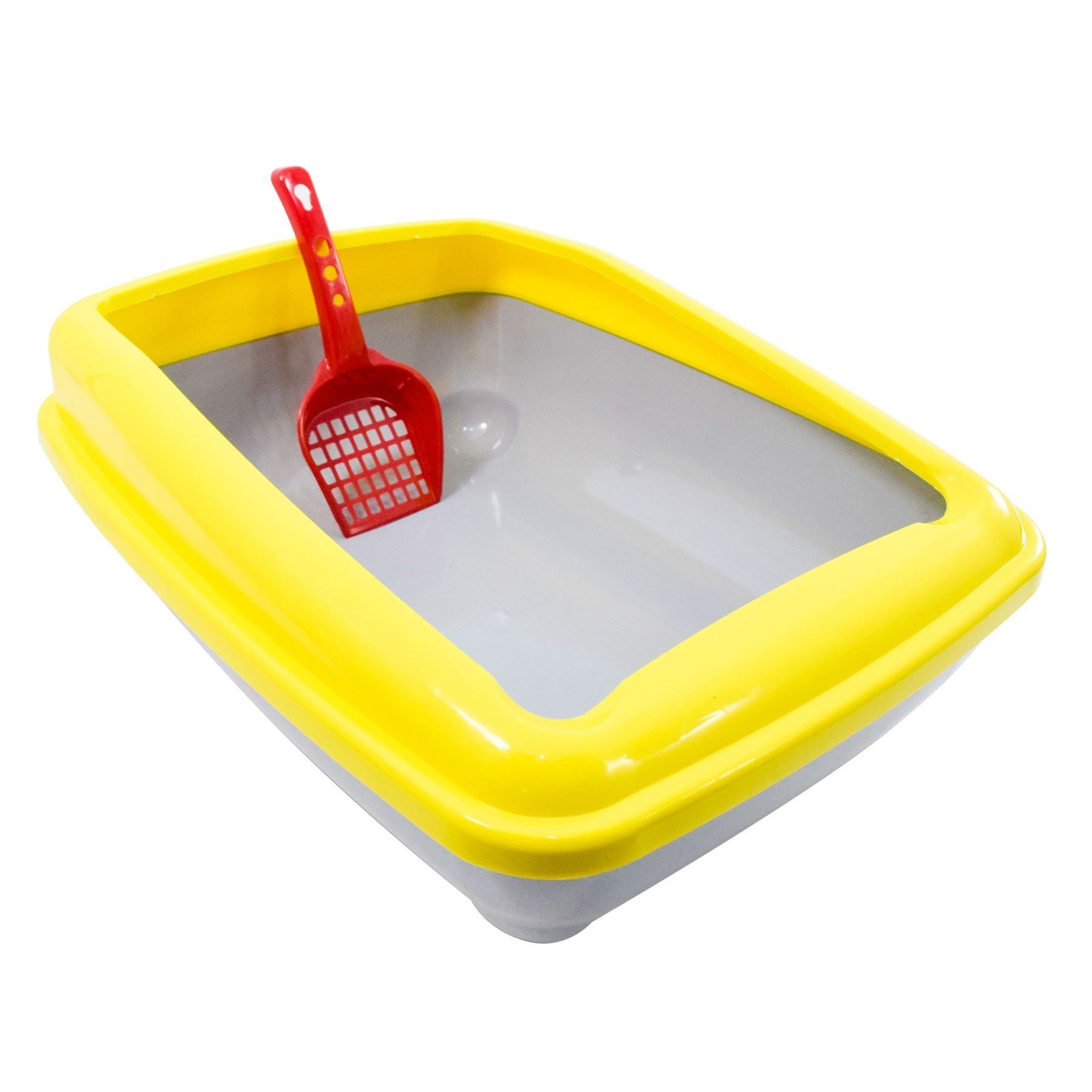 Cado Pet Open Cat Toilet With Scoop-Large-39*50*17Cm